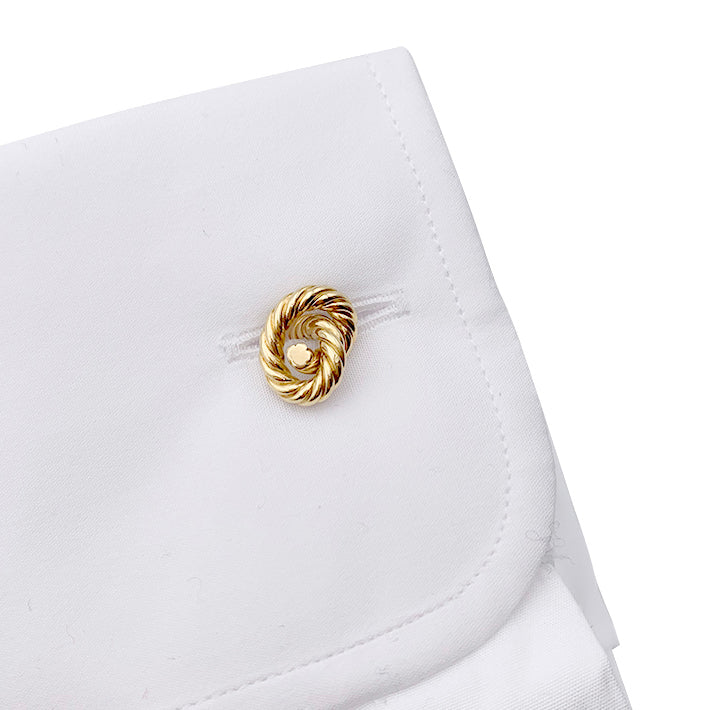 Boutons de manchette Hermès "Noeuds". 1