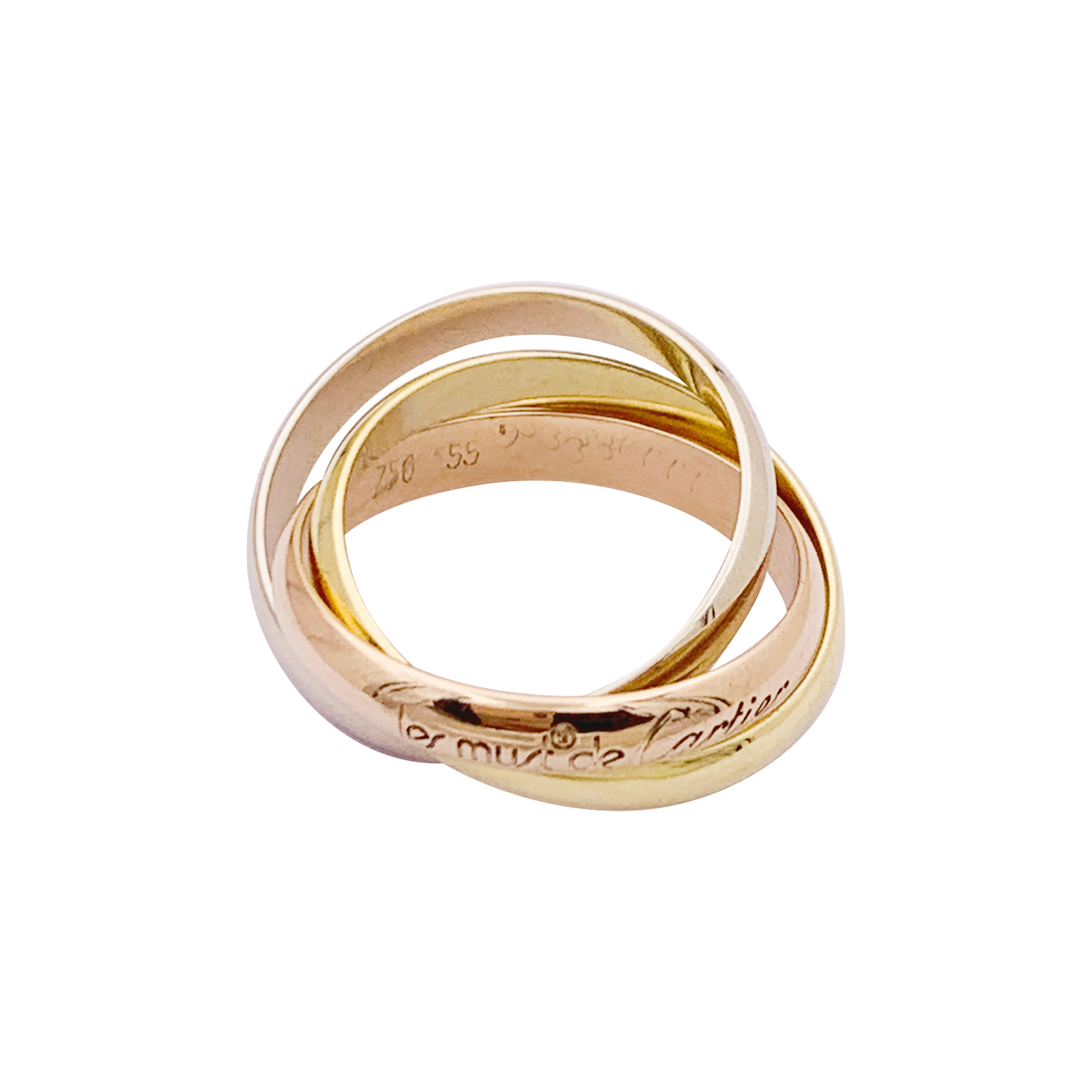 Bague CARTIER Trinity Must, trois ors. 4