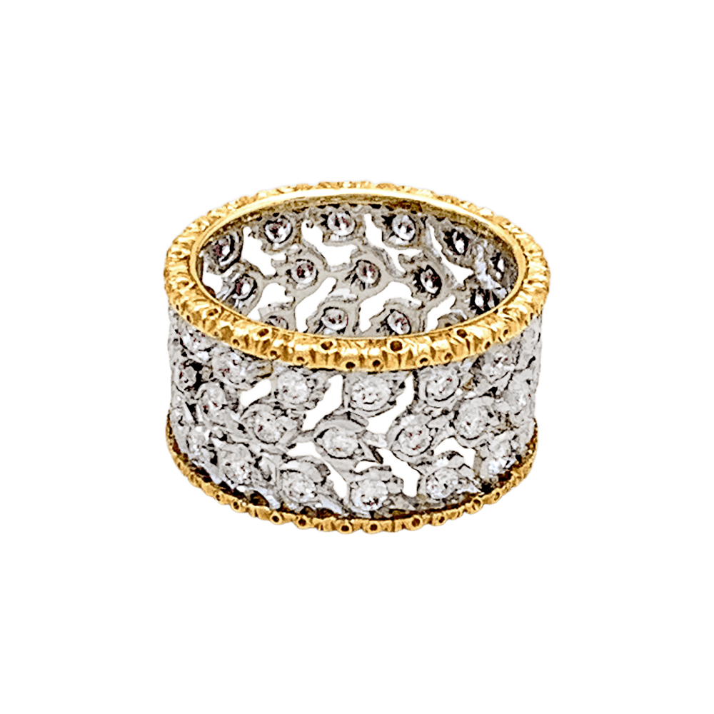 Bague Buccellati, « Éternelle Band », deux ors. 4
