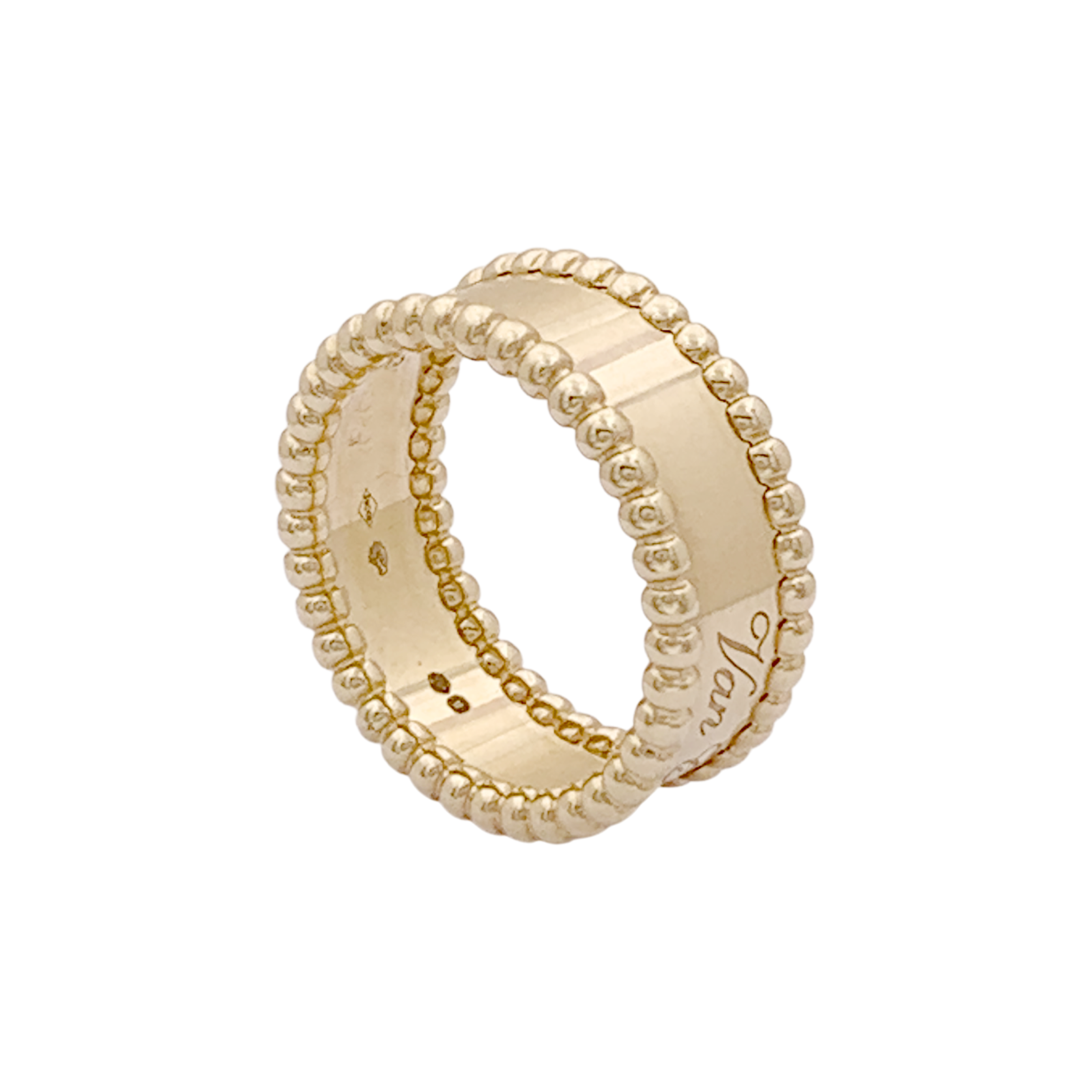 Bague Van Cleef & Arpels, "Perlée signature", or jaune. 6