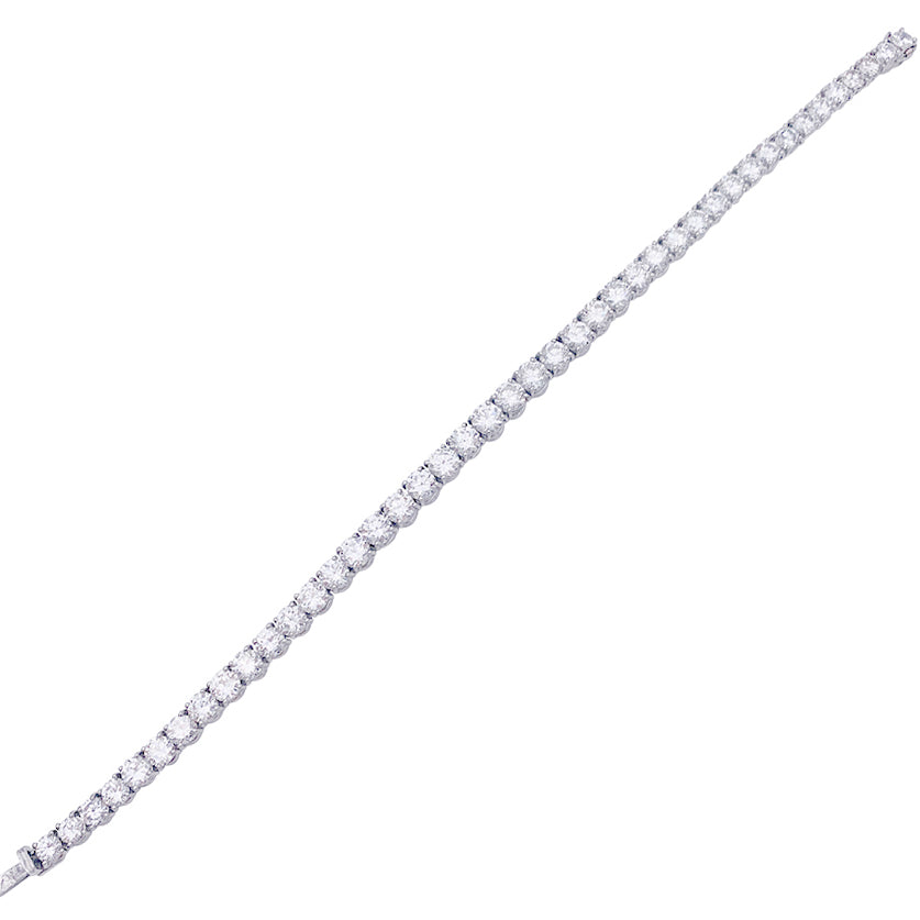 Bracelet or blanc et diamants. 5