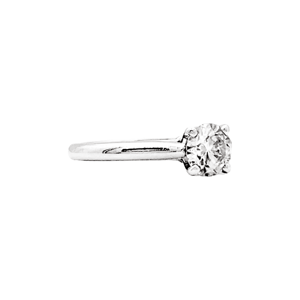 Solitaire Cartier, "1895", platine. 4