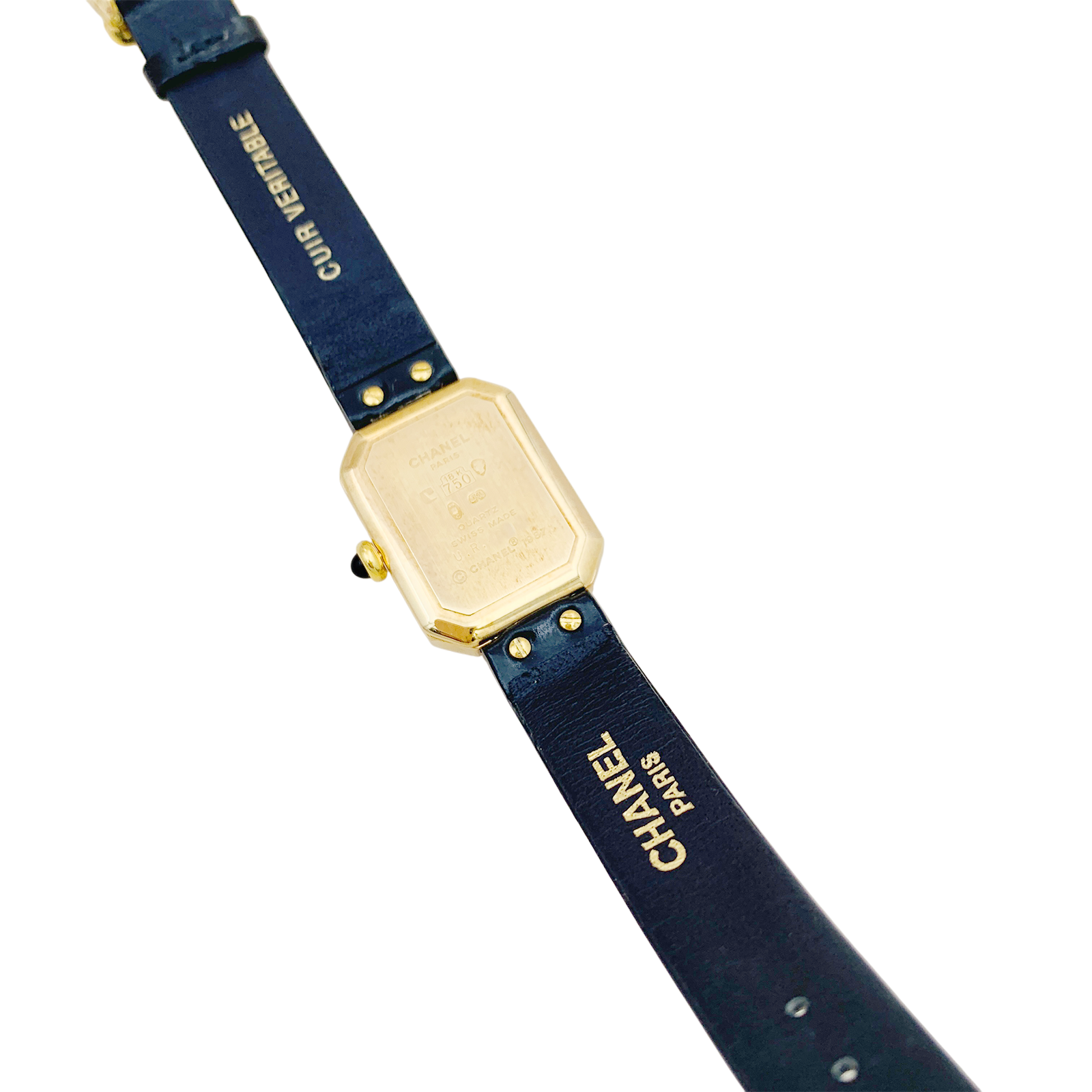 Montre Chanel "Première" or jaune. 2