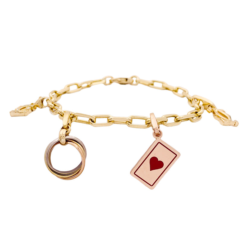 Bracelet Cartier breloques. 1