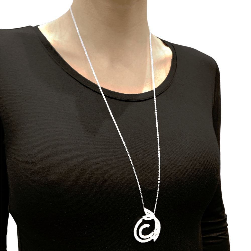 Sautoir Van Cleef & Arpels, "Contes d'Hiver", or blanc et diamants. 6