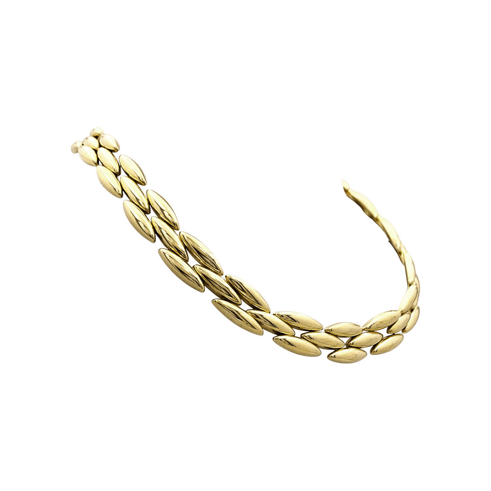 Collier Cartier, "Gentiane", or jaune. 2