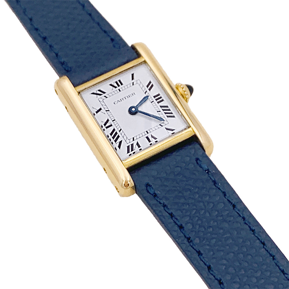 Montre Cartier, "Tank Louis Cartier", or jaune. 3