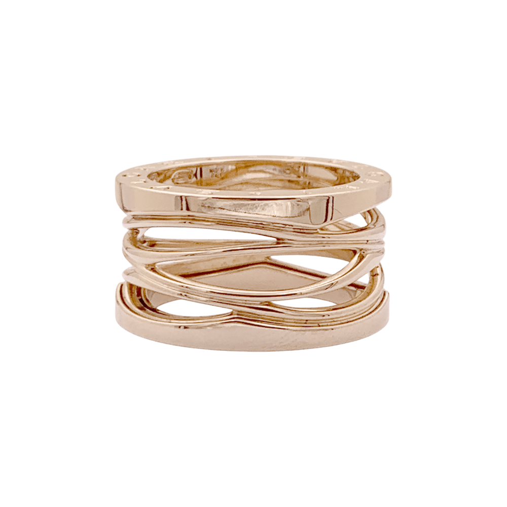 Bague Bulgari “B.Zero1 Zaha Hadid" en or rose. 4