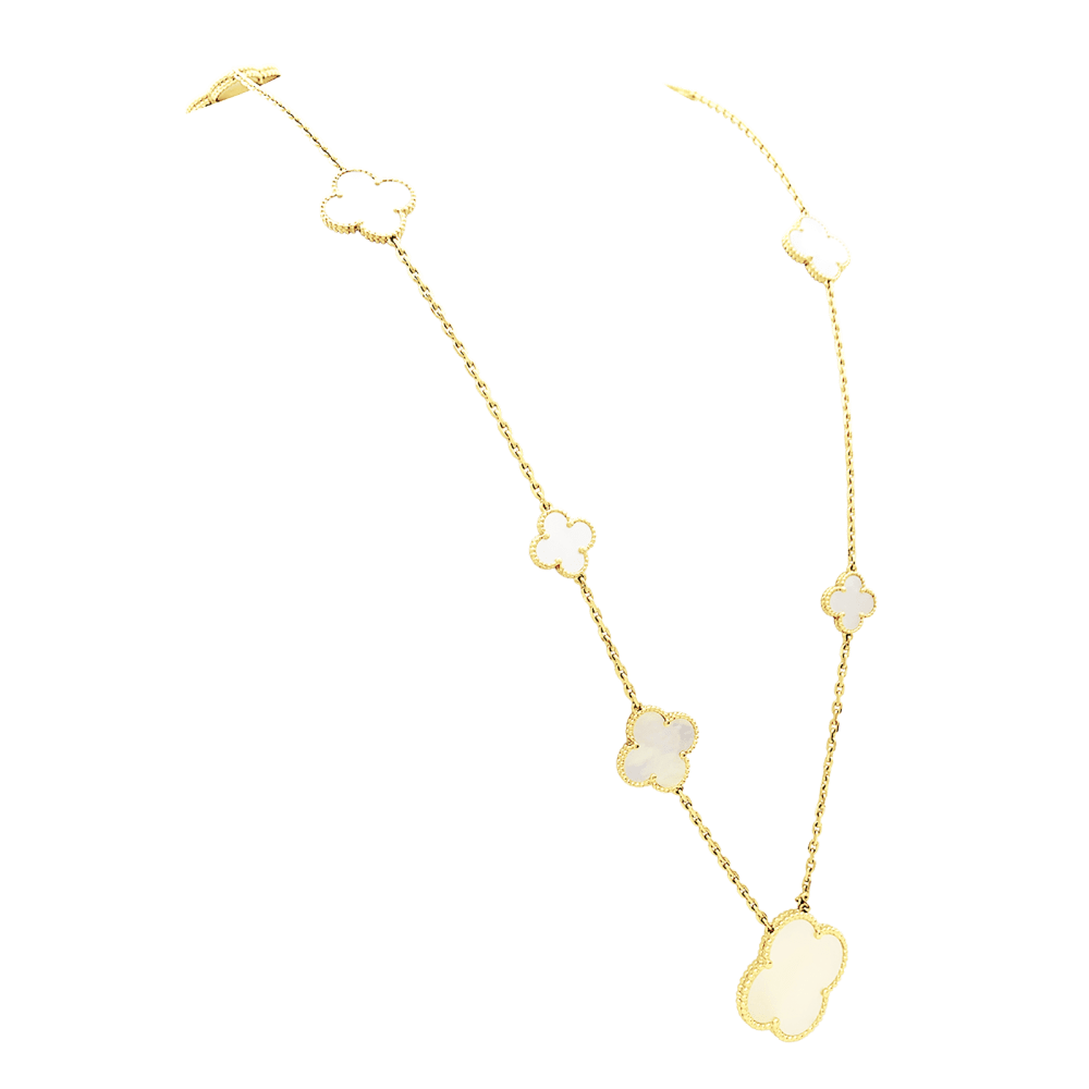 Sautoir Van Cleef & Arpels, "Magic Alhambra", or jaune et nacre. 3