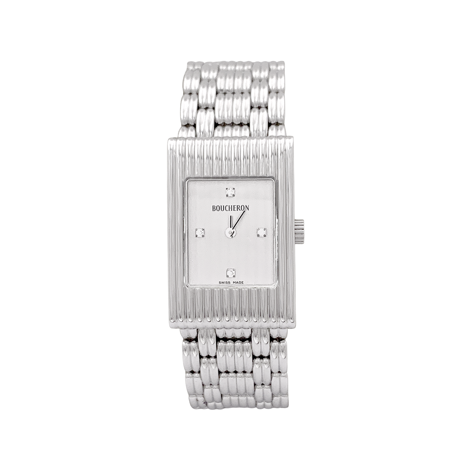 Montre Boucheron, "Reflet", acier. 1
