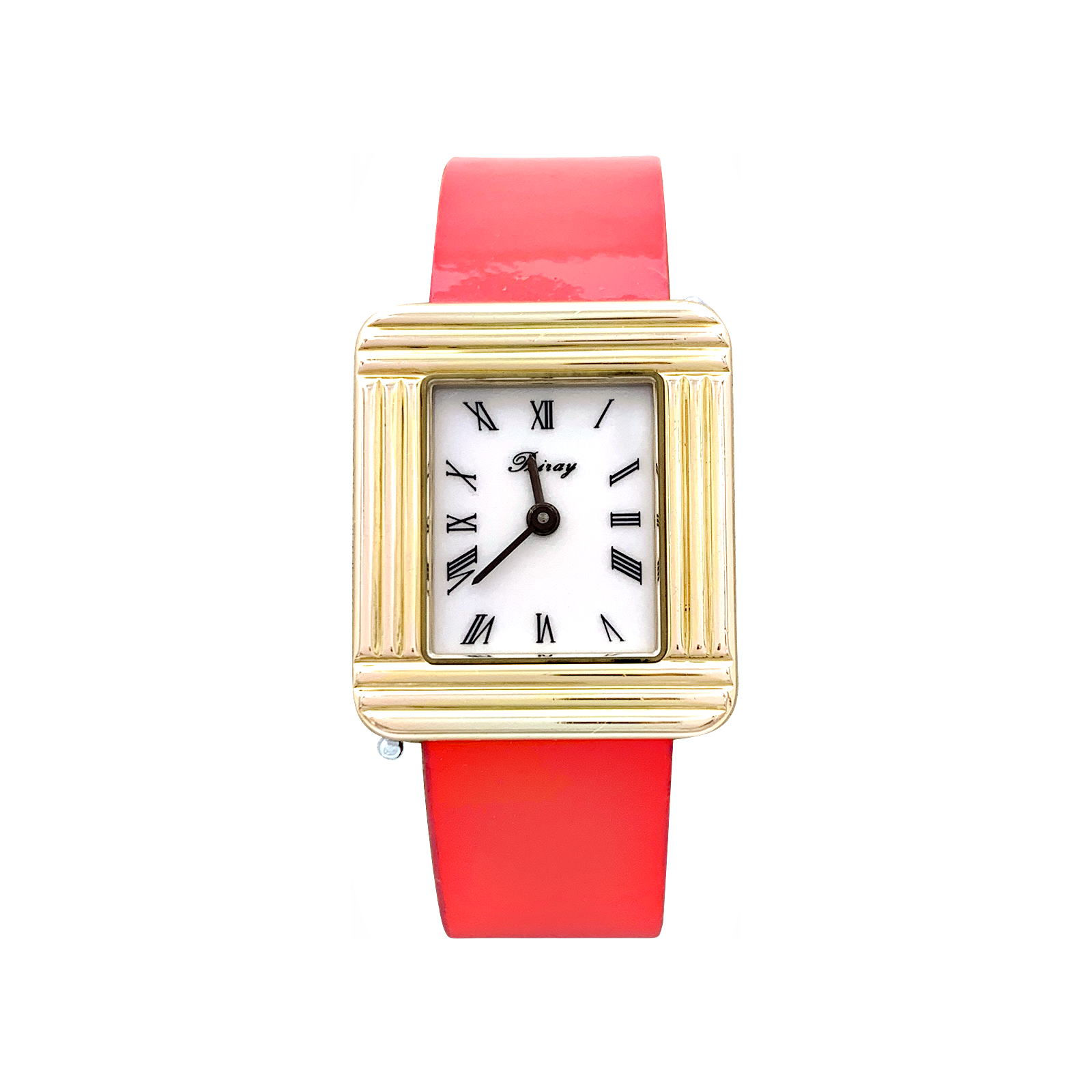 Montre Poiray, "Ma Première", plaqué or, acier. 1