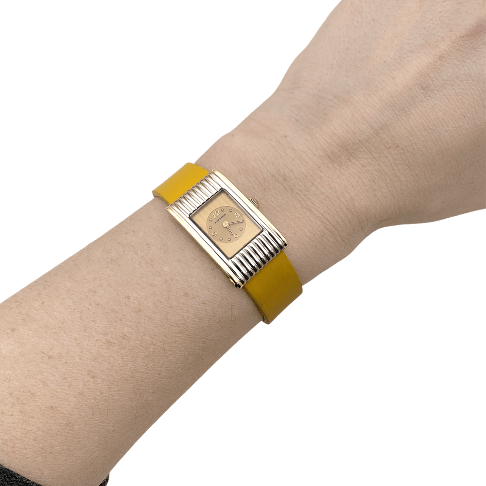 Montre Boucheron, "Reflet", or et acier. 5