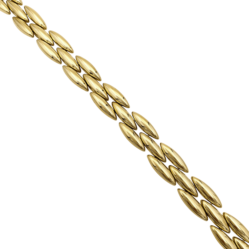 Collier Cartier, "Gentiane", or jaune. 4