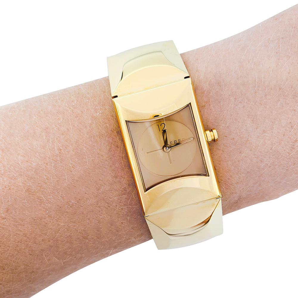 Montre Fred, "Cut", or jaune. 1