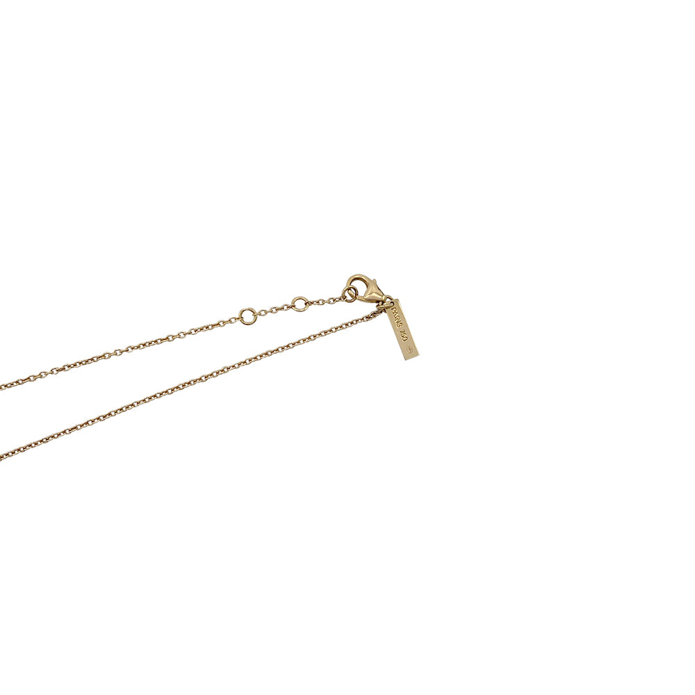 Collier Morganne Bello, "Noeud", or jaune, diamants. 1