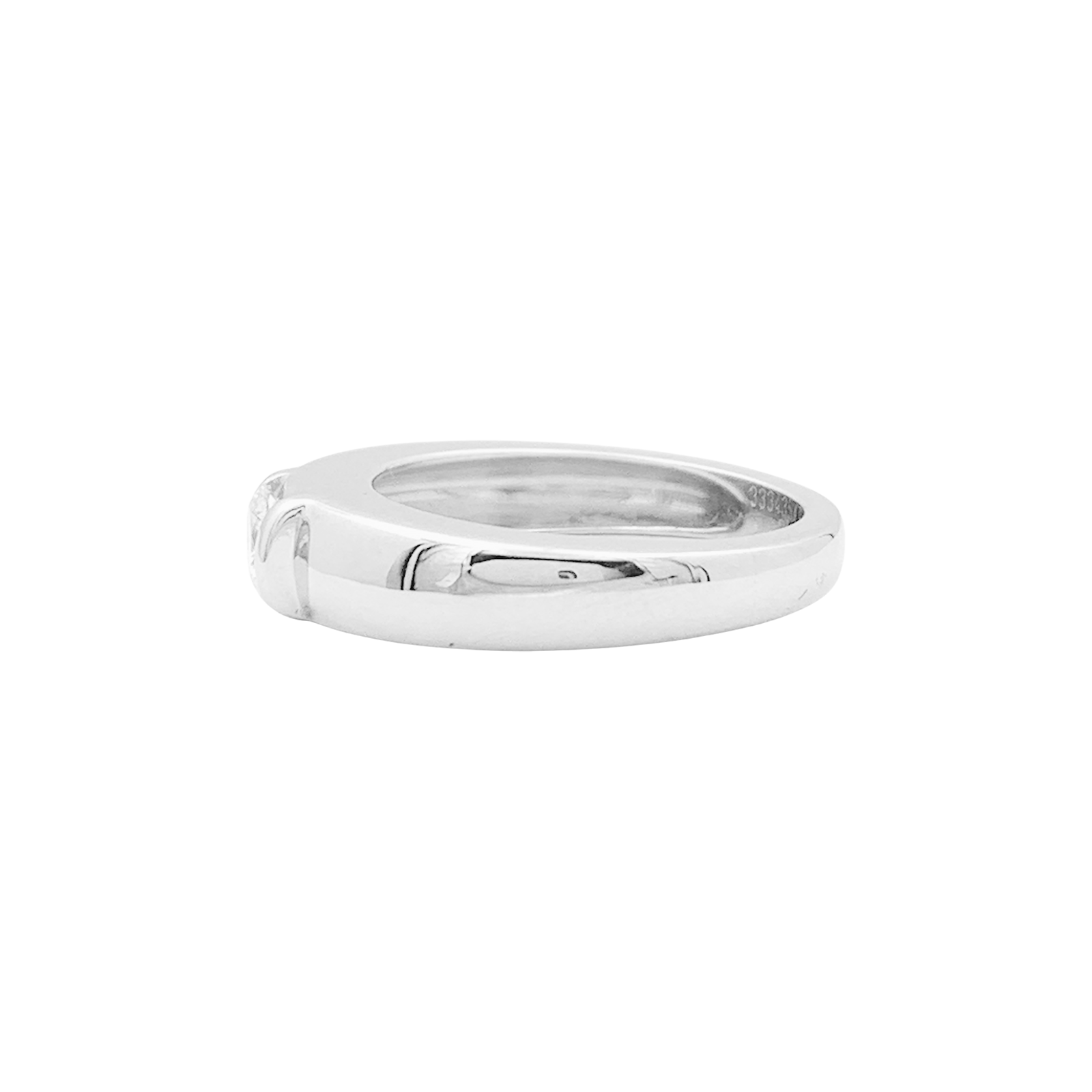 Bague Chaumet, "Gioia", or blanc, diamant.  2