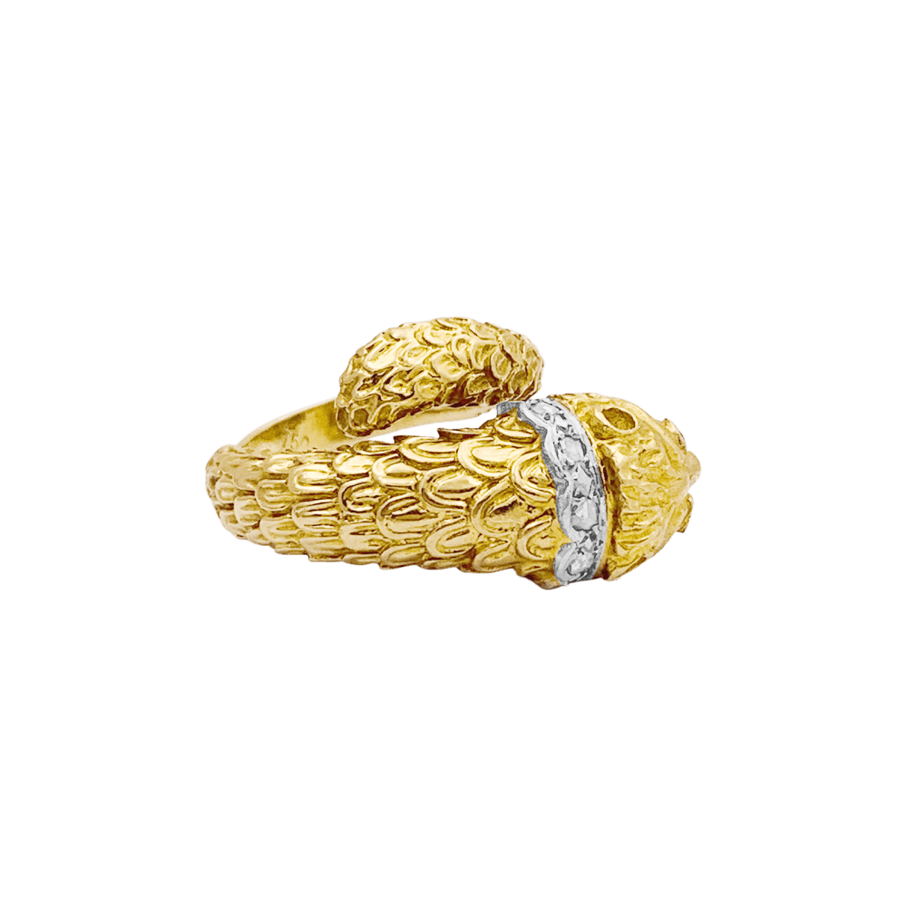 Bague LALAOUNIS, "Animal Head", deux ors, diamants et rubis. 3