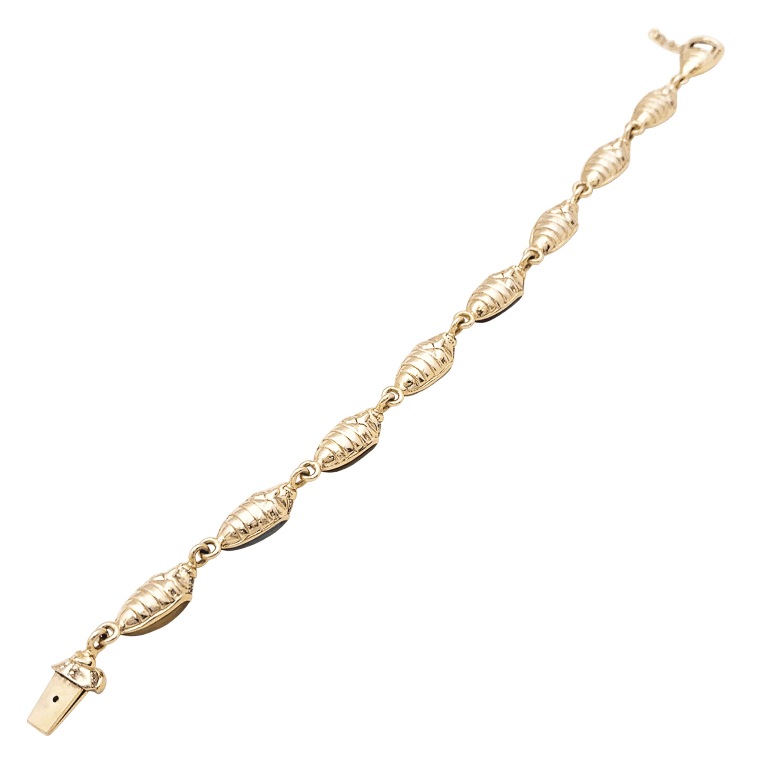 Bracelet Bibi Van Der Velden , «Mini Scarab Opal Eternity», or rose, pierres de couleurs. 4