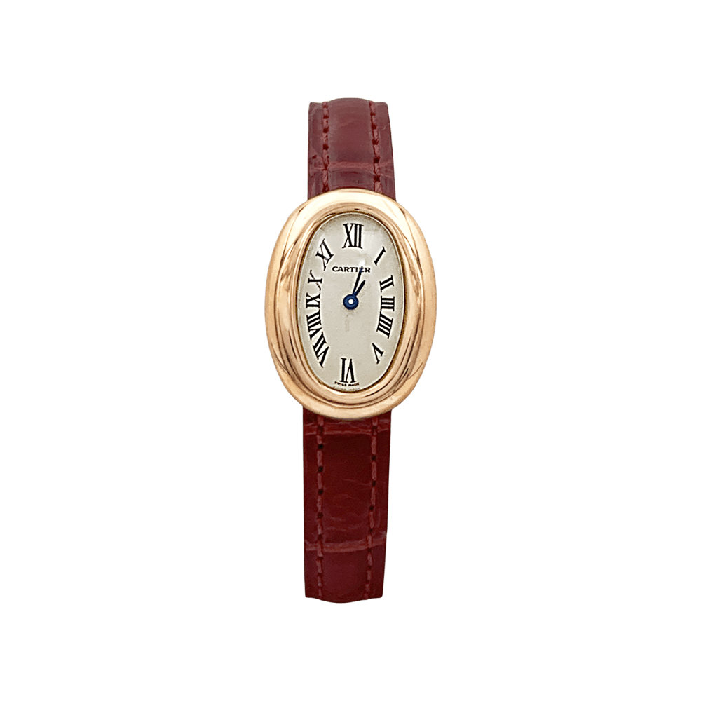 Montre Cartier, "Mini Baignoire", or jaune. 1