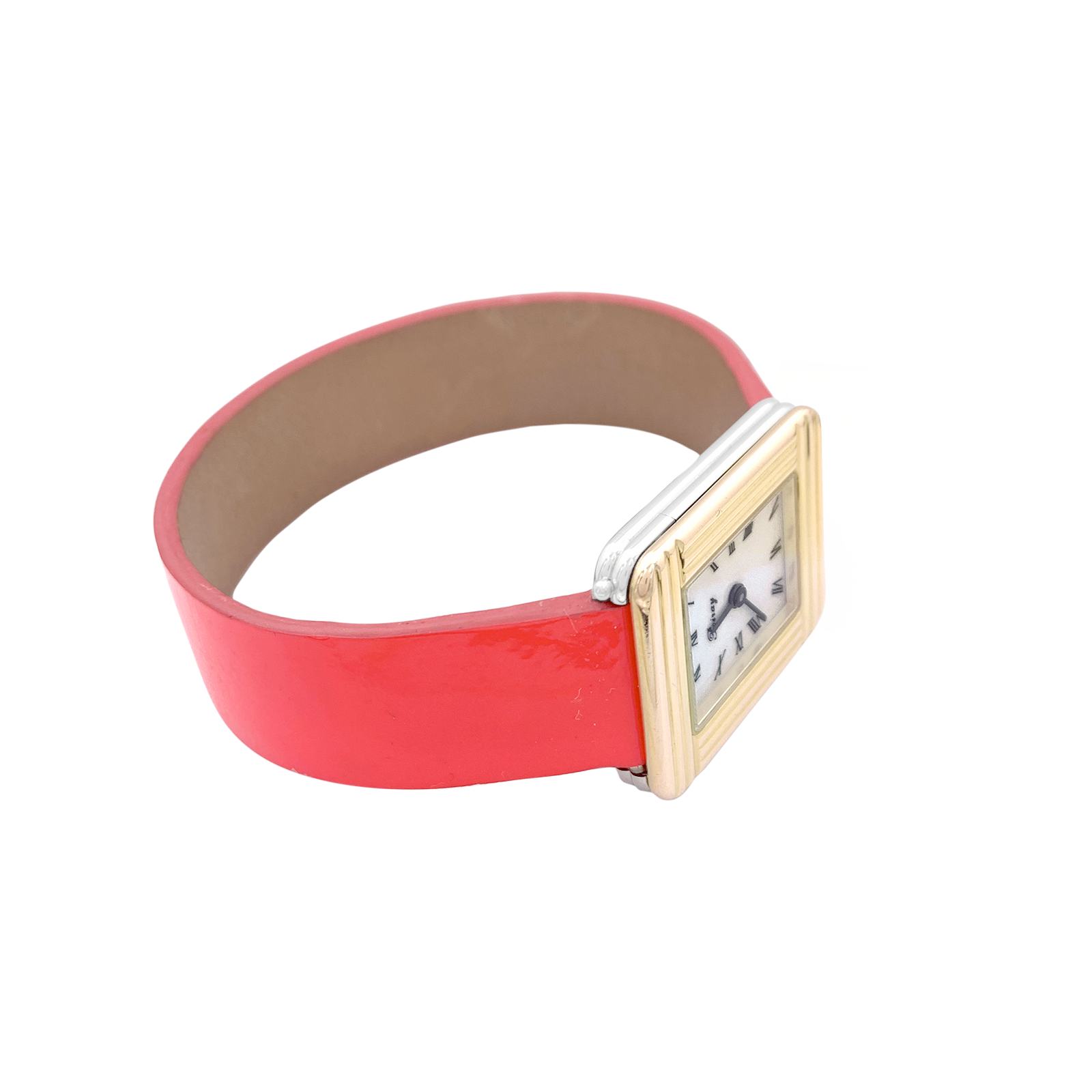 Montre Poiray, "Ma Première", plaqué or, acier. 3