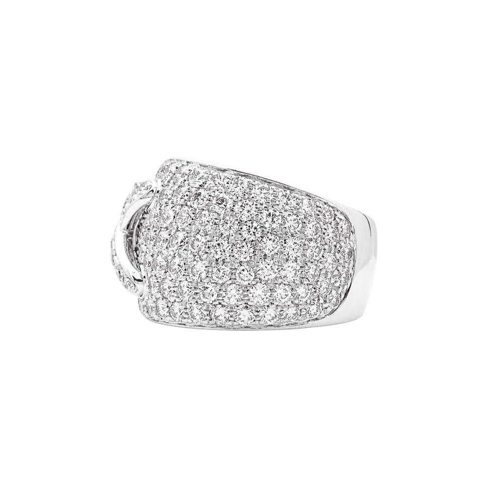 Bague Chaumet, "Liens XL", or blanc, diamants. 2