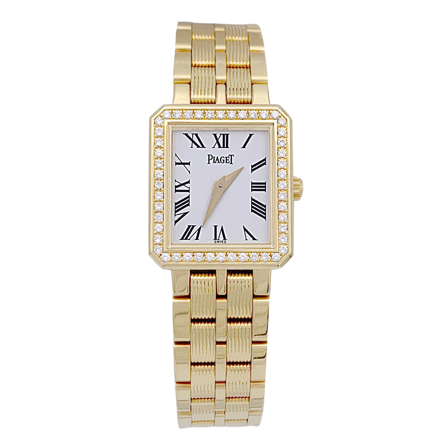 Montre Piaget or jaune et diamants Protocole d'occasion 1