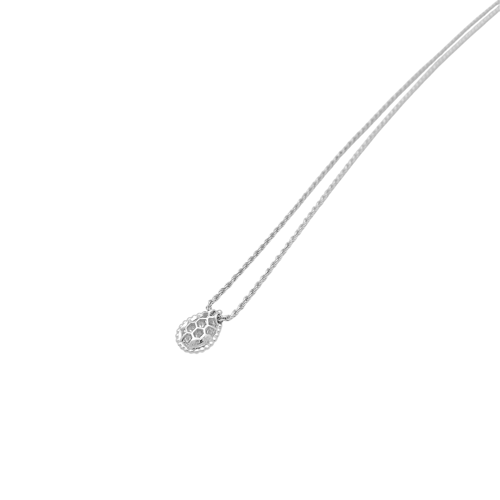Collier BOUCHERON, Serpent Bohème, or blanc et diamants. 4
