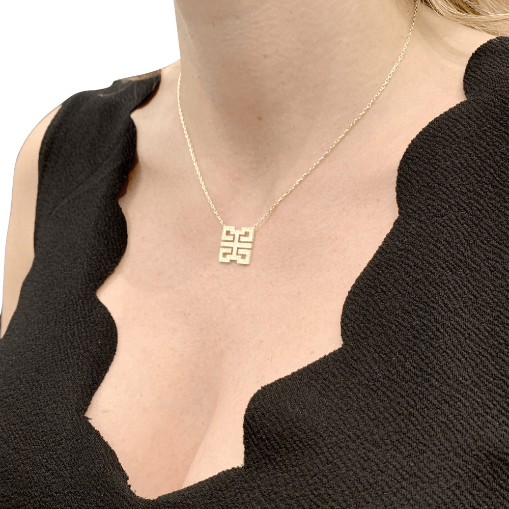 Collier Cartier, "Baiser du Dragon" or jaune et diamants. 5