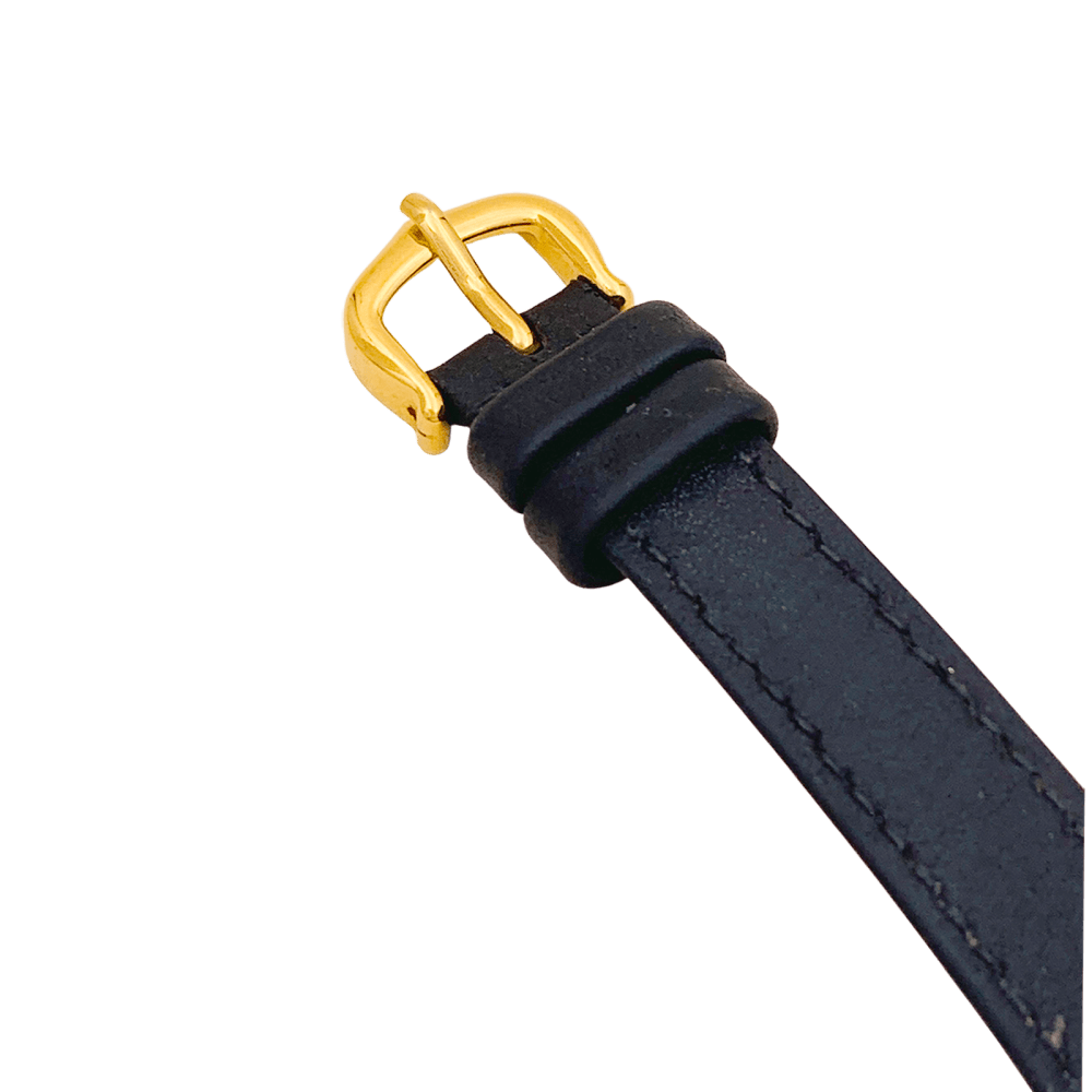 Montre Cartier, "Tank Must", argent plaqué or, cuir. 4