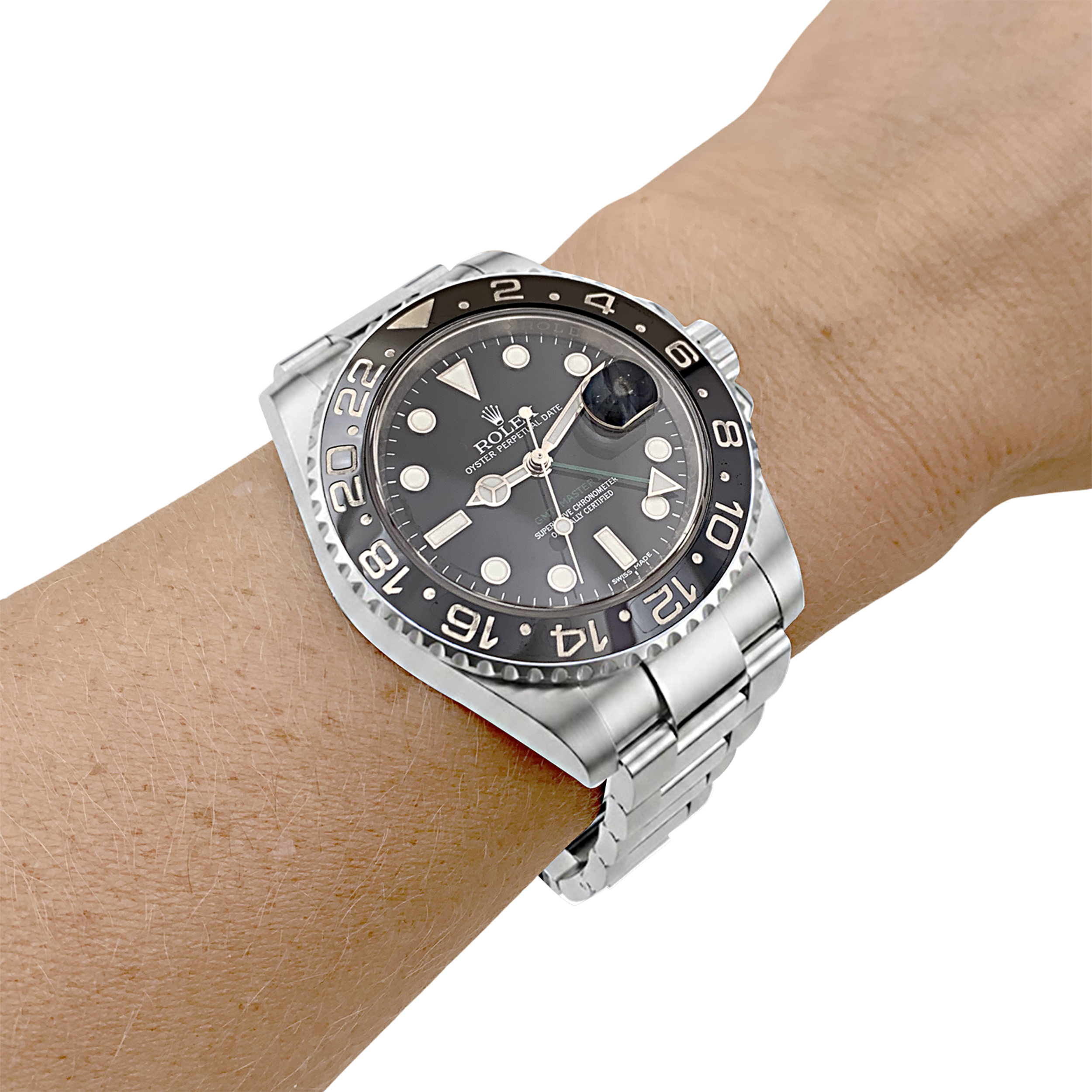 Montre Homme ROLEX, « Oyster Perpetual Date GMT-Master 2 », acier. 6