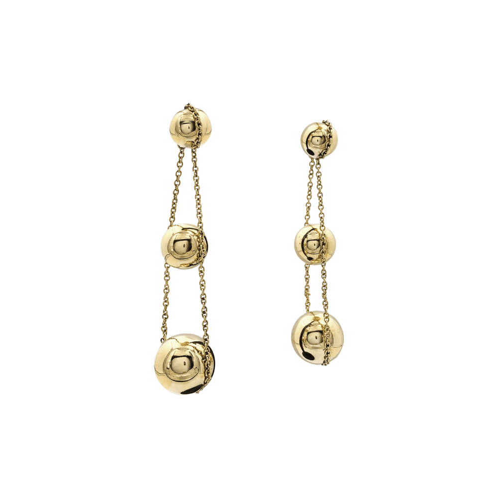 Boucles d'oreilles Tiffany & Co., "HardWear Drop Ball", or jaune. 3