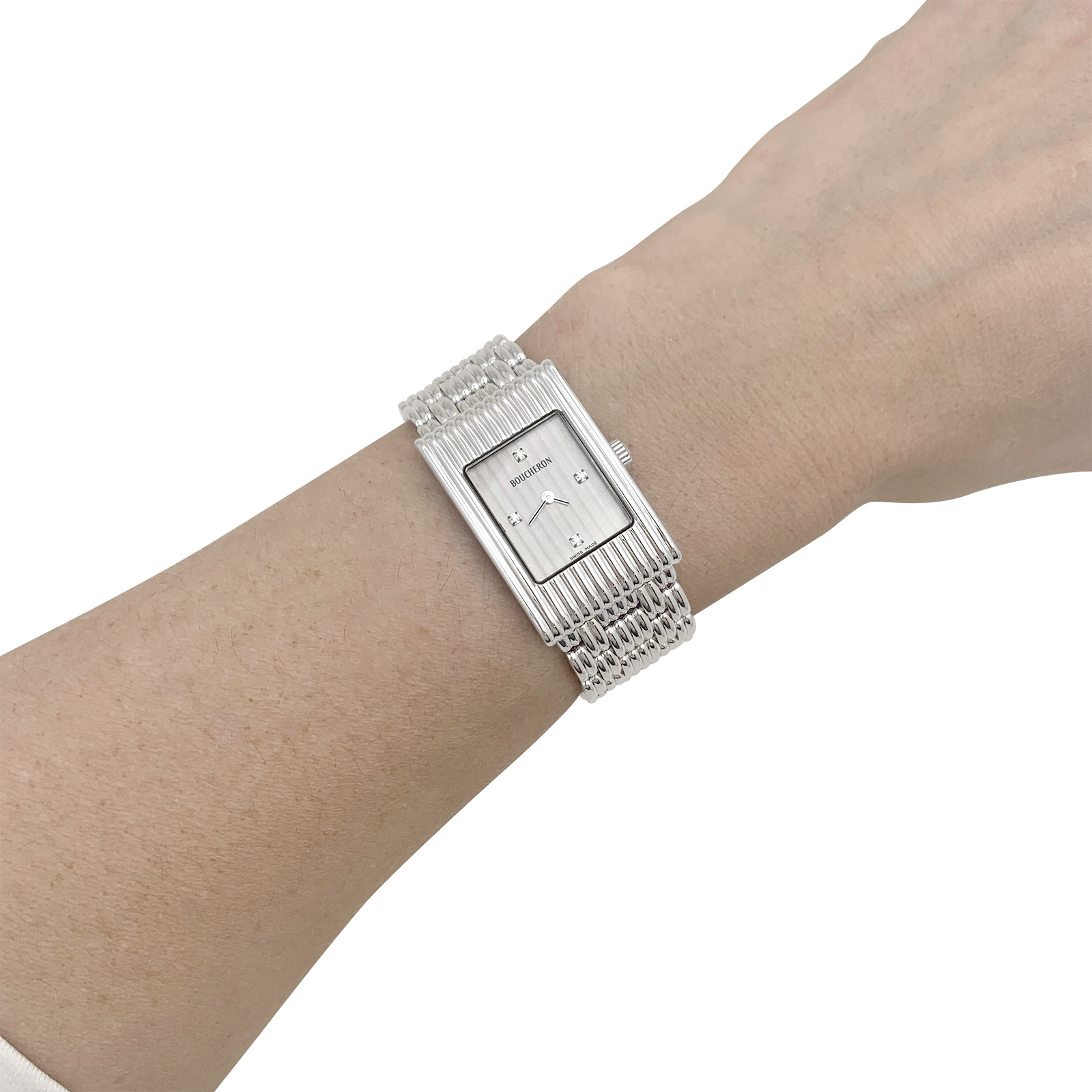 Montre Boucheron, "Reflet", acier. 5