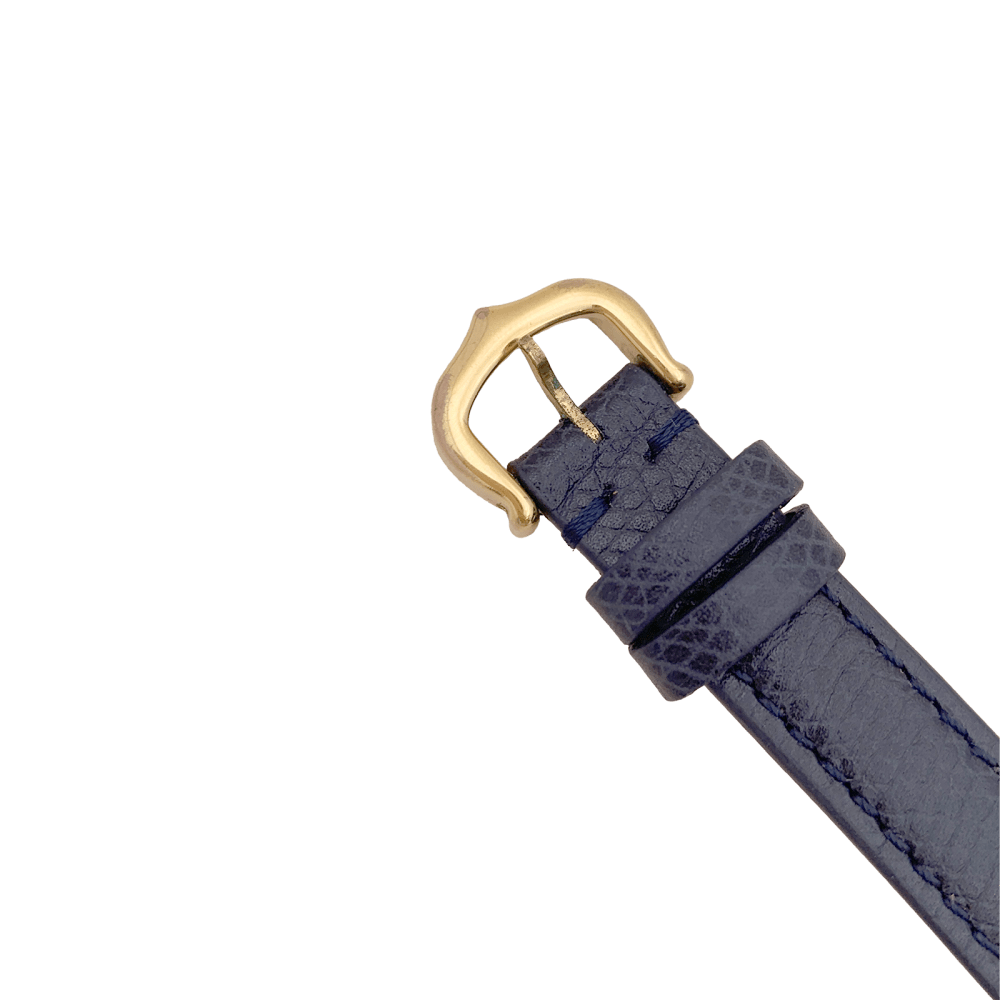 Montre Cartier, "Colisée Must", argent plaqué or, cuir. 5