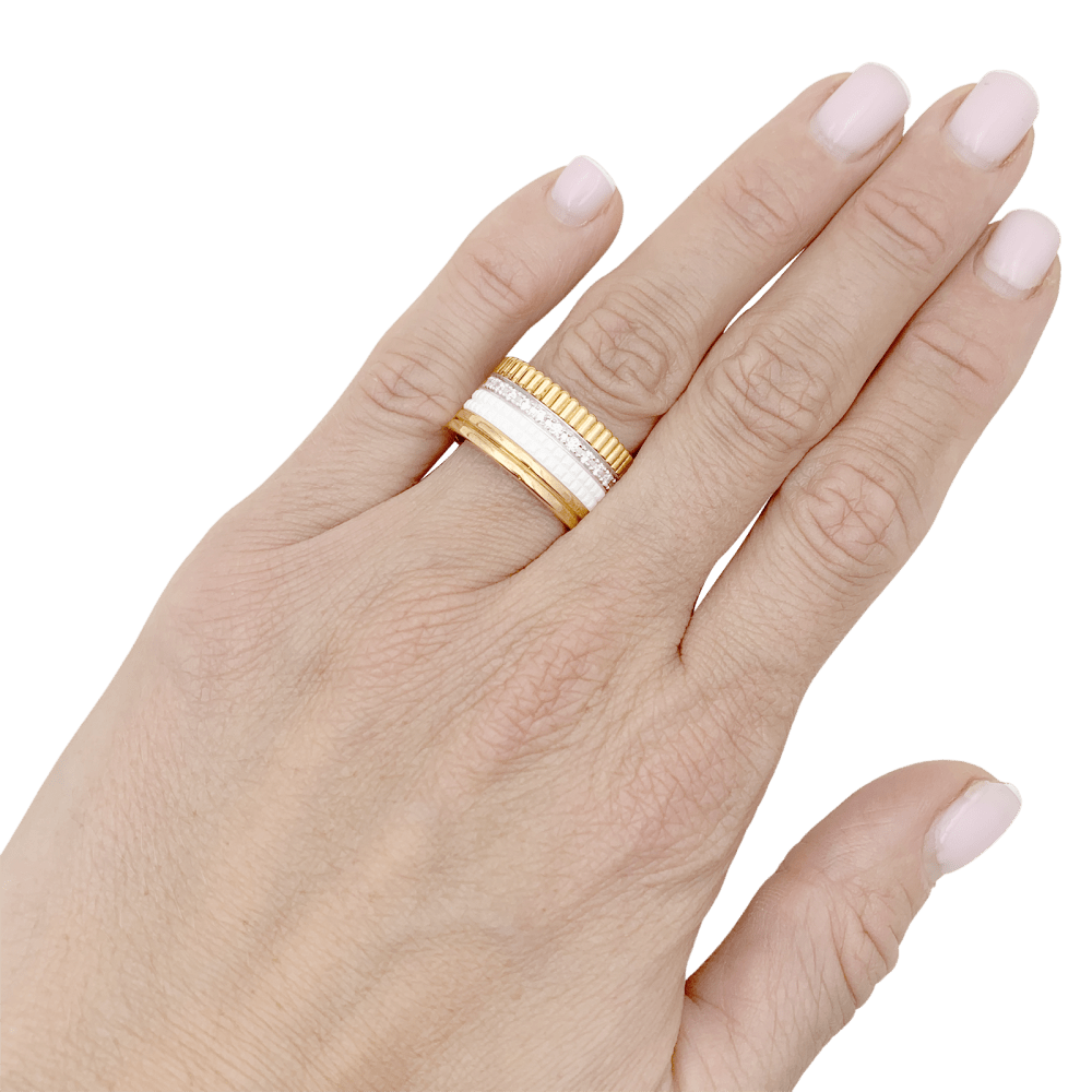 Bague BOUCHERON, "Quatre White Edition". 4