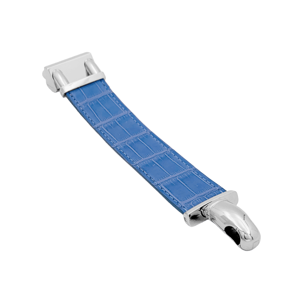 Montre Van Cleef & Arpels, "Cadenas", acier, cuir. 4