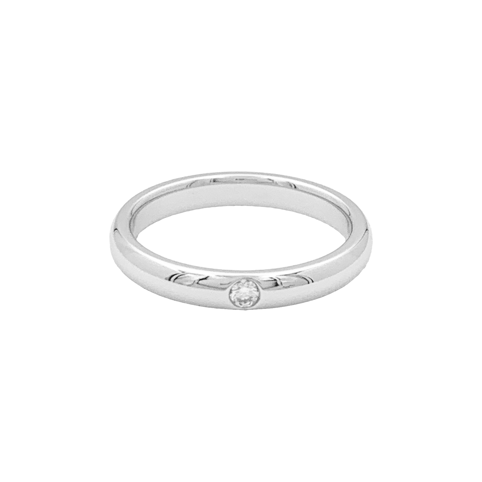 Harry Winston wedding band, platinum, diamond.