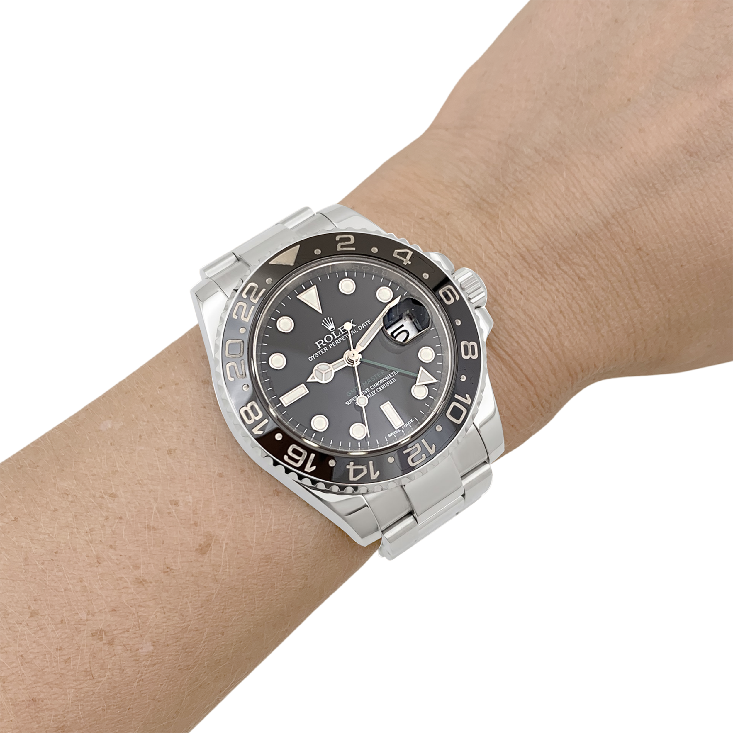 Montre Homme ROLEX, « Oyster Perpetual Date GMT-Master 2 », acier. 5