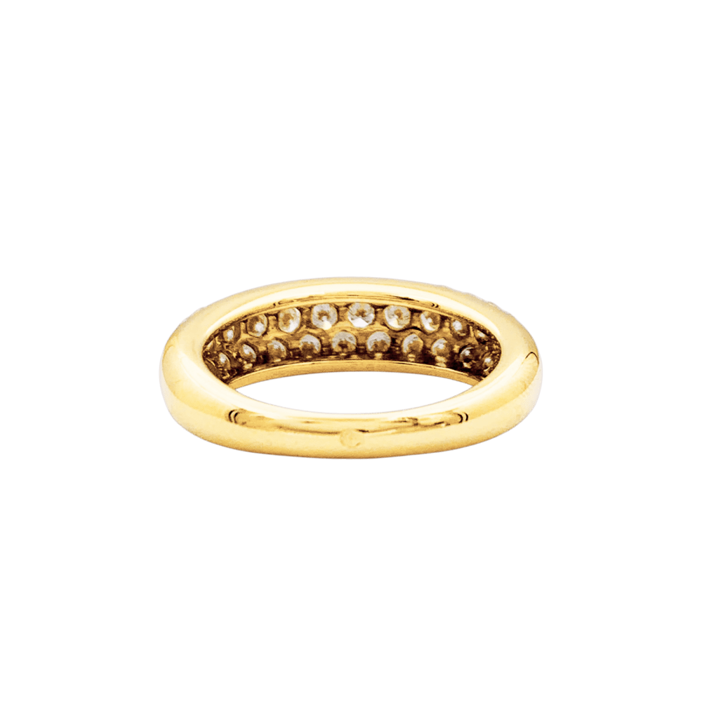 Bague Cartier, "Mimi", or jaune, diamants. 4