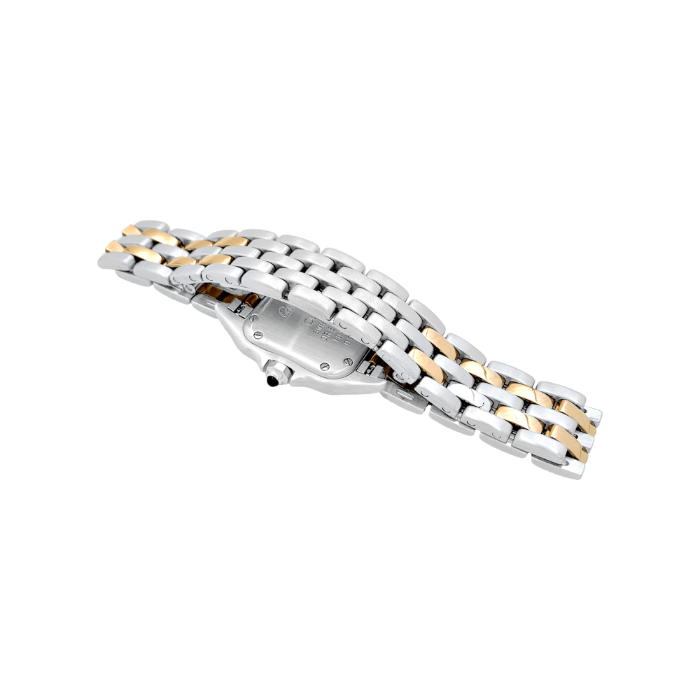 Montre Cartier, "Panthère", or jaune, acier. 4