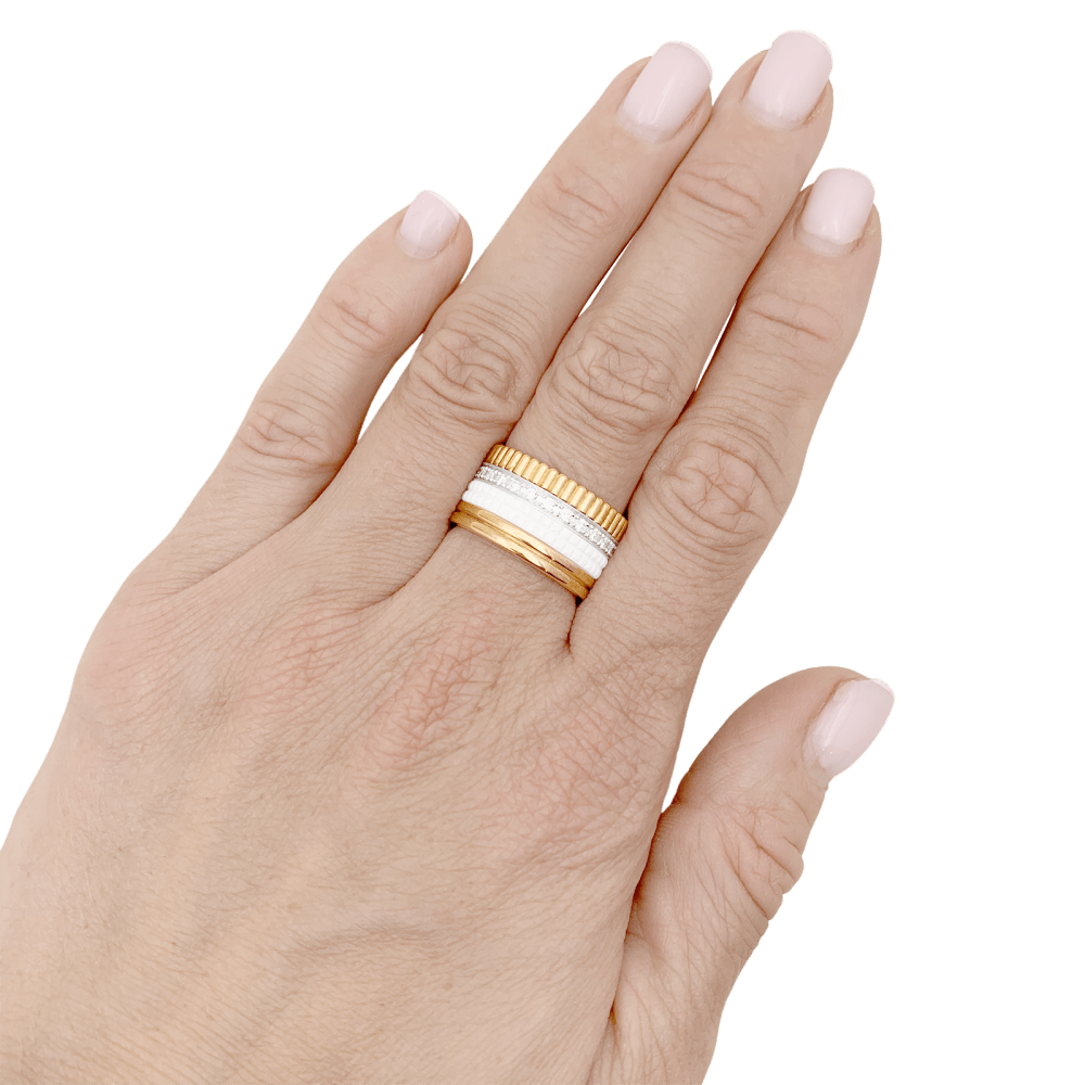 Bague BOUCHERON, "Quatre White Edition". 5
