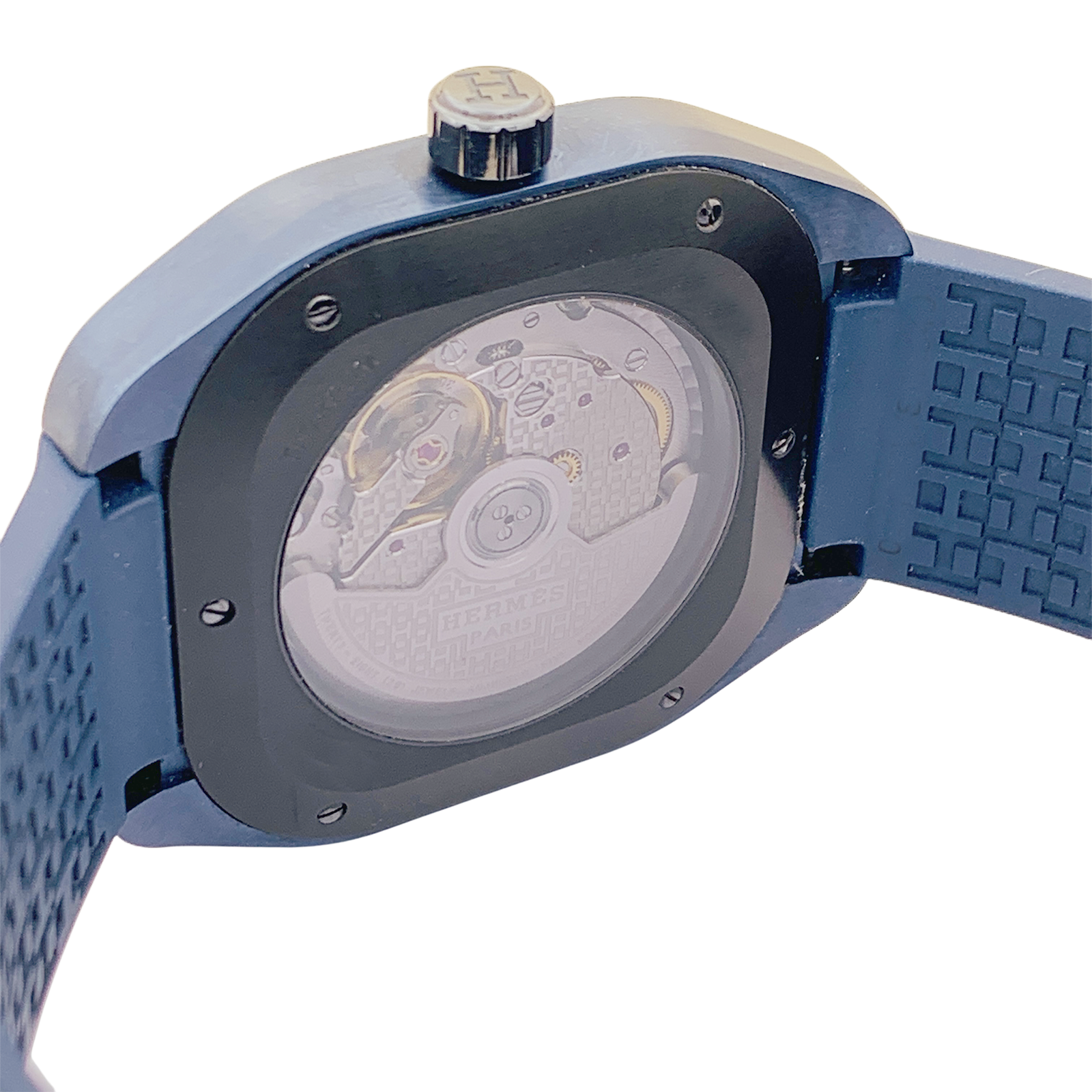Montre Hermès, "H08", titane, caoutchouc. 5