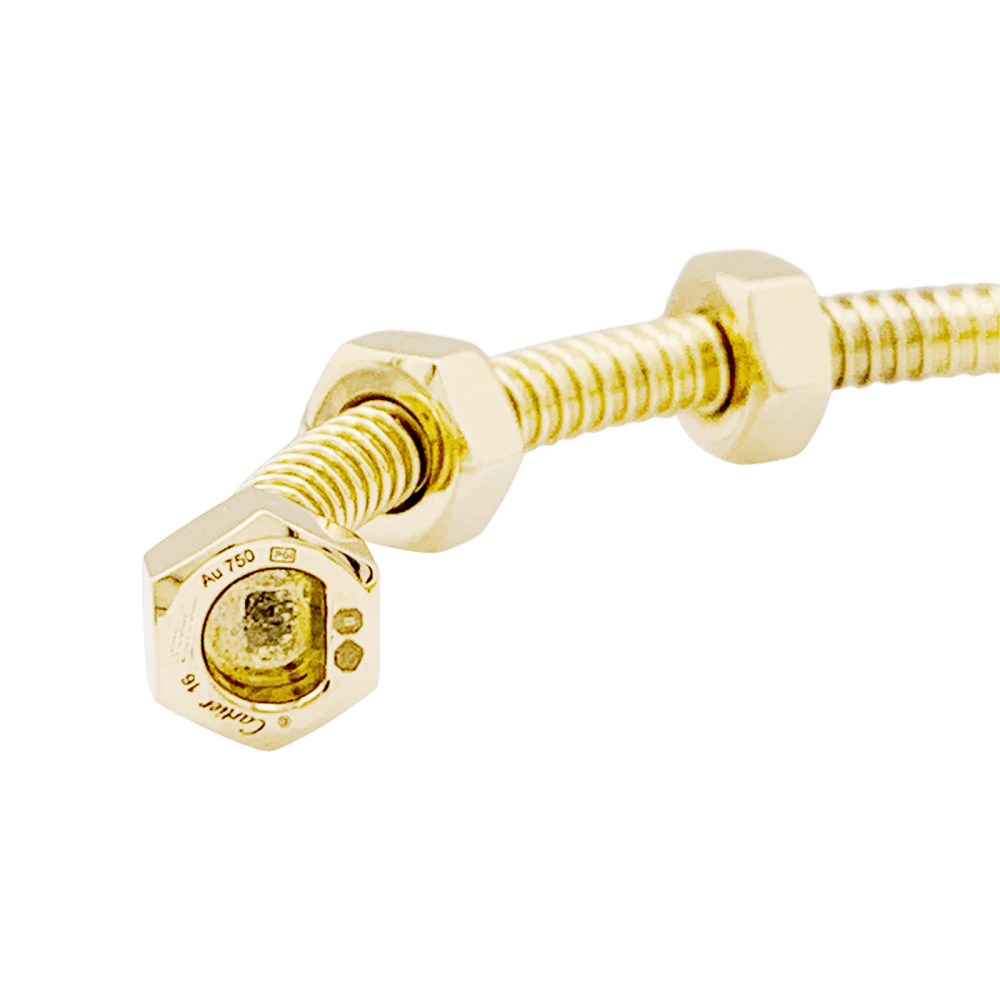 Bracelet Cartier, "Écrou", or rose. 5