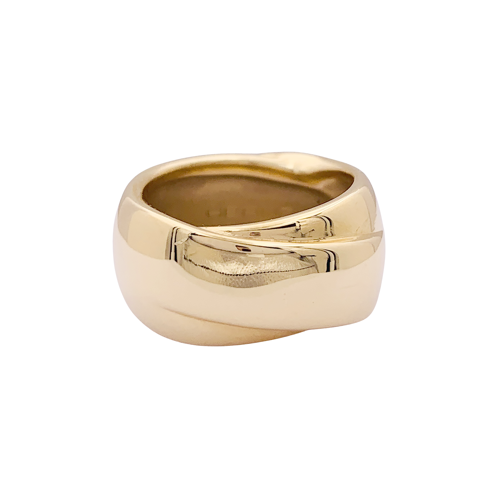 Bague Hermès "Volte", or jaune. 1