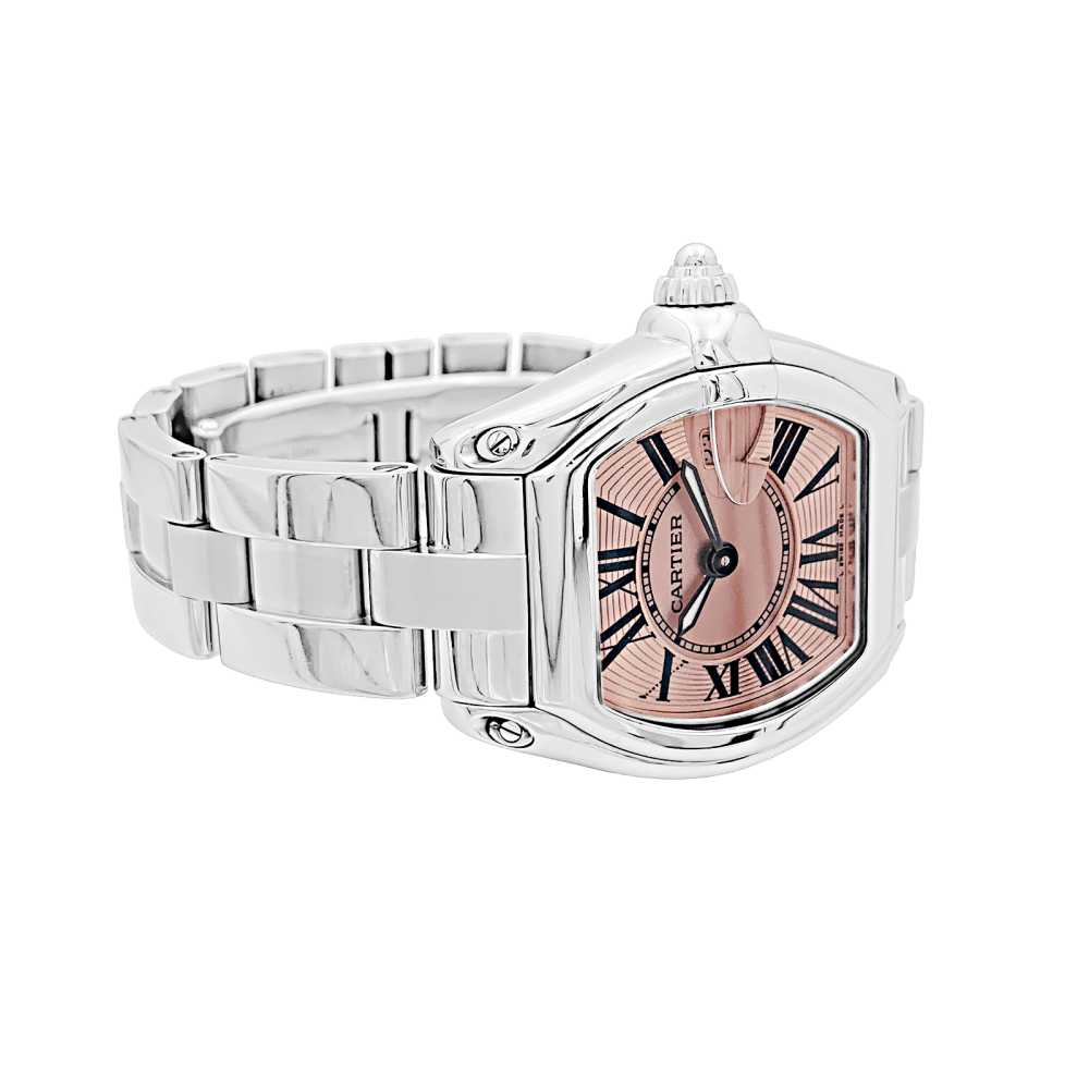 Montre Cartier, "Roadster", acier. 3