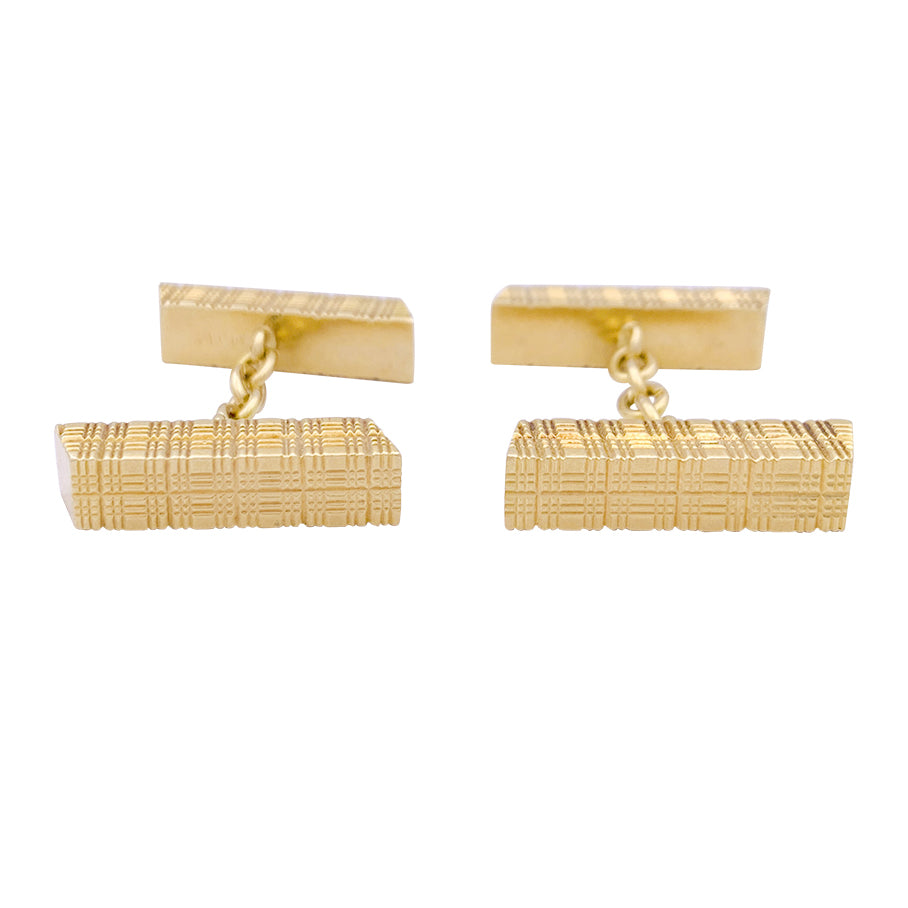 Boutons de manchette Hermès, or jaune. 1