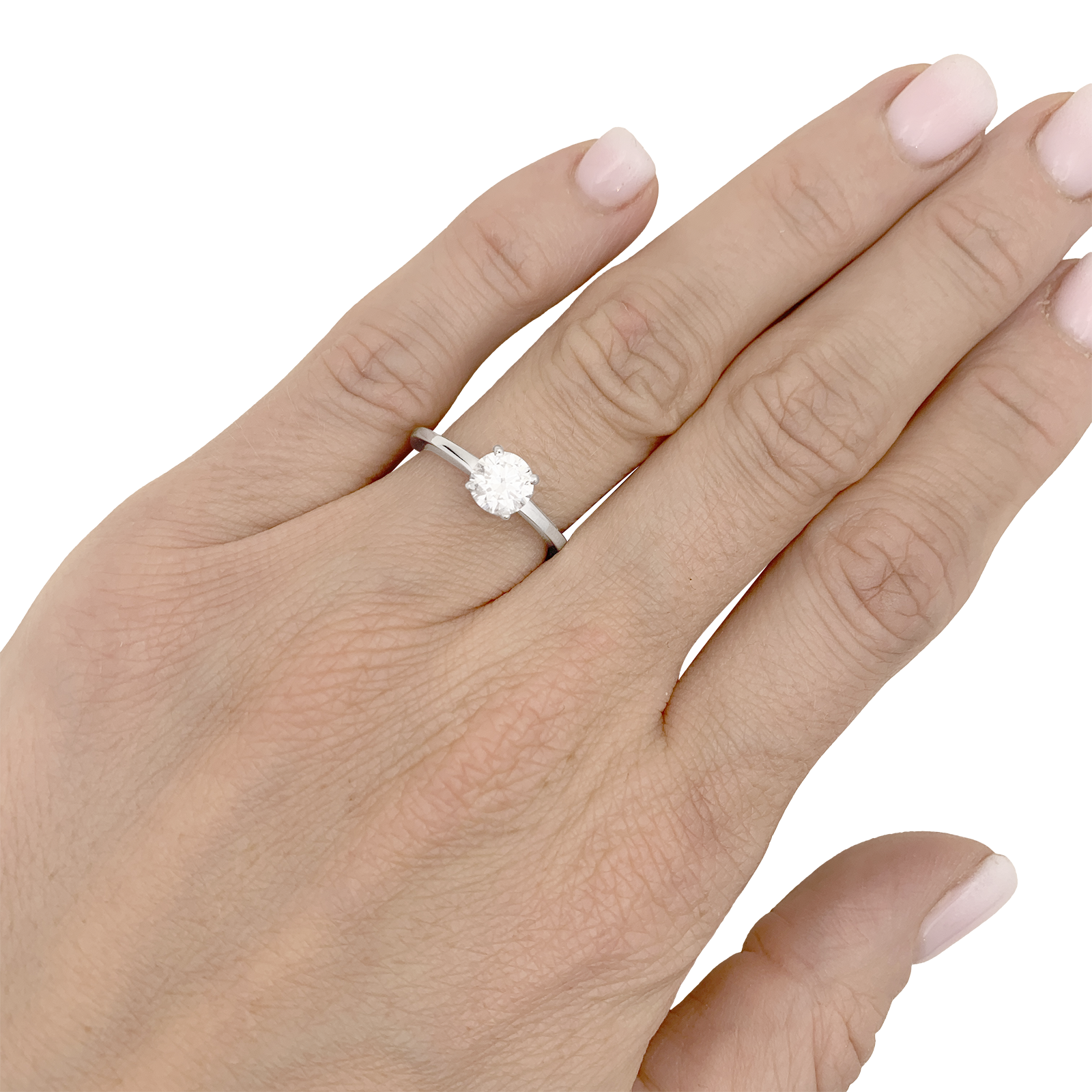 Bague MESSIKA, "Emotion", diamant, or blanc. 6
