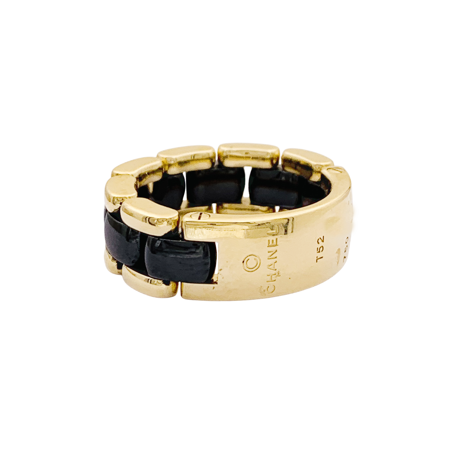 Bague CHANEL, "Ultra" or jaune et céramique. 3