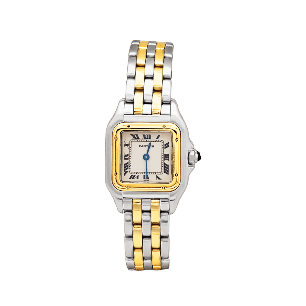 Montre Cartier, "Panthère", acier et or jaune. 1