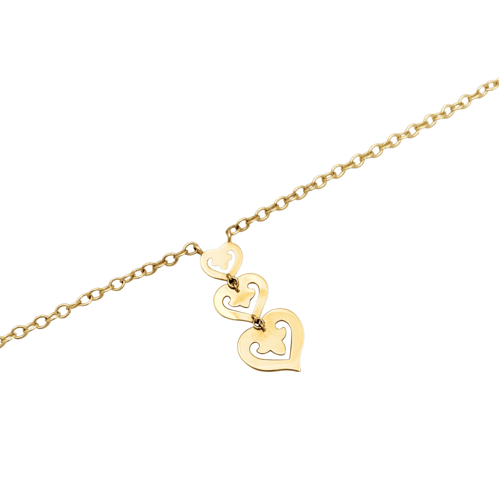 Collier O.J. Perrin, "Cœur Légende", or jaune. 3