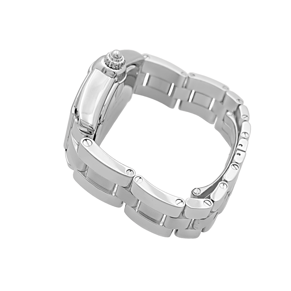 Montre Cartier, "Roadster", acier. 4